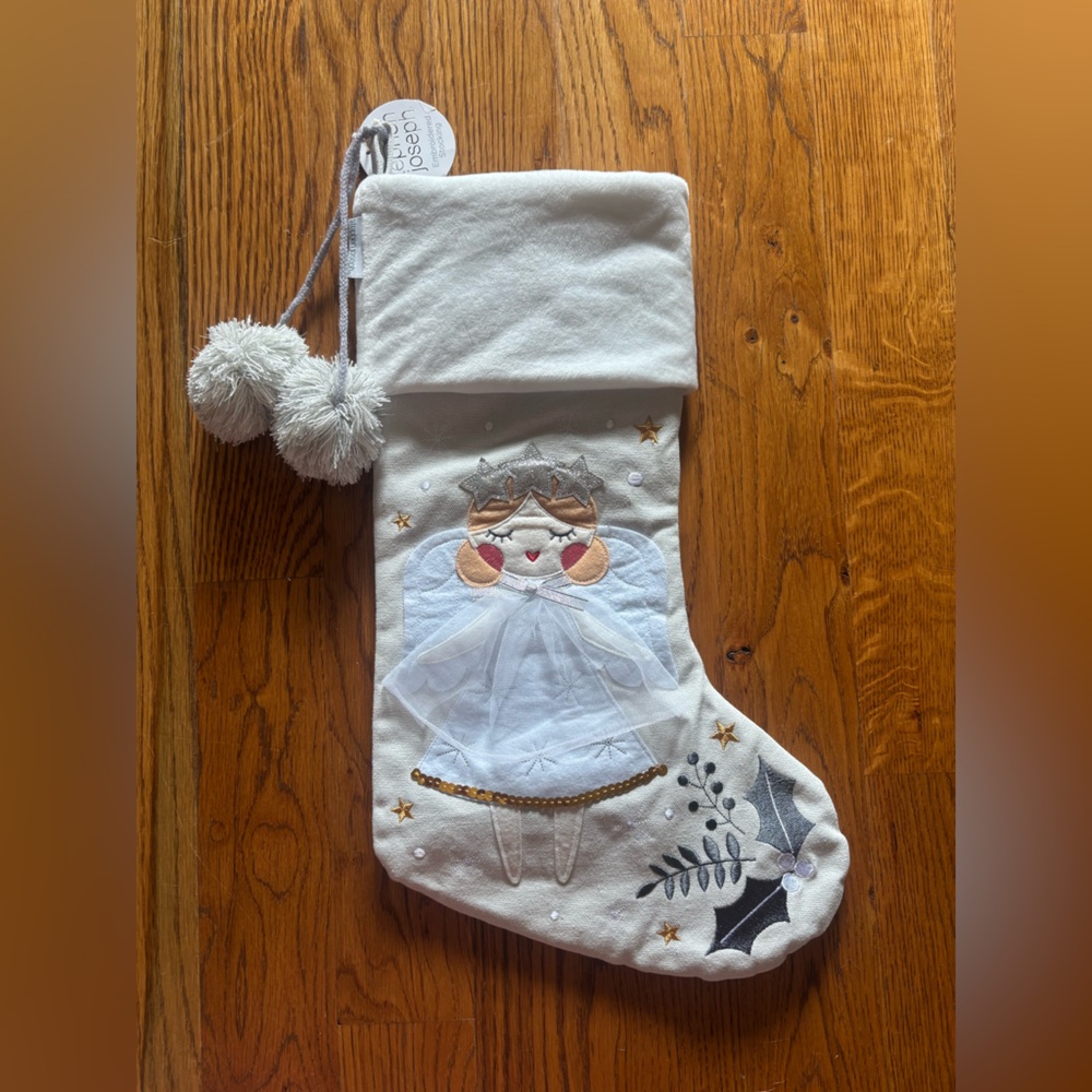 Stephen Joseph Angel Christmas Stocking — NWT